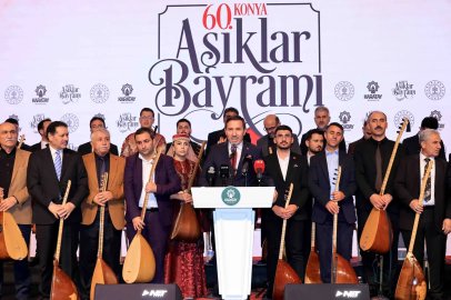60. Konya Âşıklar Bayramı muhteşem finalle taçlandı